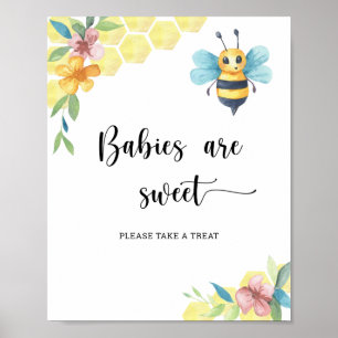 Poster Bebê - bebês são doces