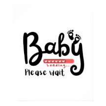 Bebê Carregando, por favor, espere presente