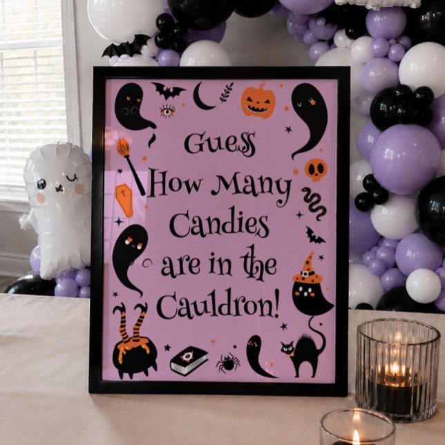 Poster Bebê Cozinhando Chuvinha de Bebê no Halloween Adiv (Criador carregado)