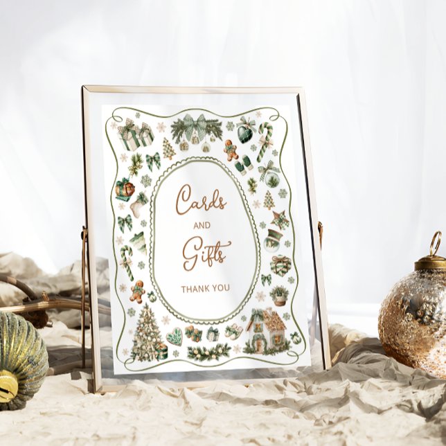 Poster Bebê de inverno É Frio Fora de Cartões e Presentes (Criador carregado)