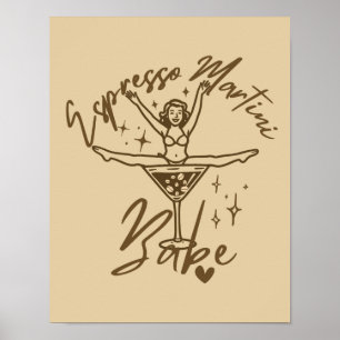 Poster Bebê do Espresso Martini