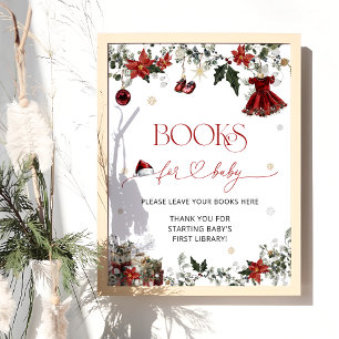 Poster Bebê é Frio Fora de Livros para Bebê