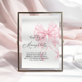 Poster Bebê É Frio Lá fora Como Grande É Mamãe