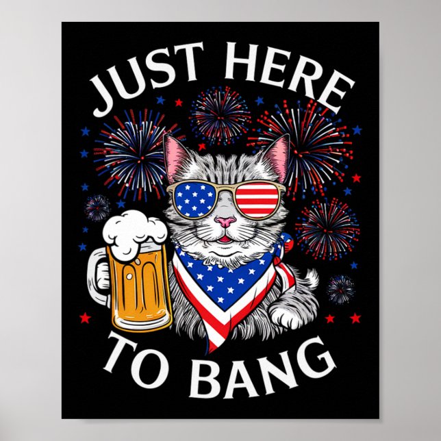 Poster Bebê Engraçada Em 4 De Julho... (Frente)