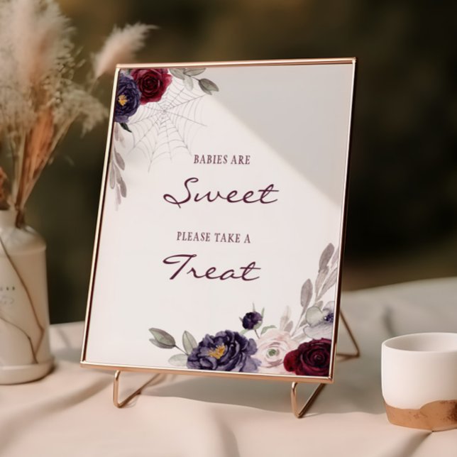 Poster Bebê está criando bebês de Halloween são doces (Criador carregado)