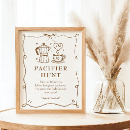 Poster Bebê está criando sinal de Pacificador