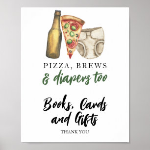 Poster Bebê está preparando cerveja Livros Cartões & Pres