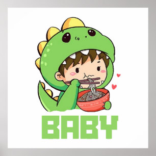 Poster bebê godzilla