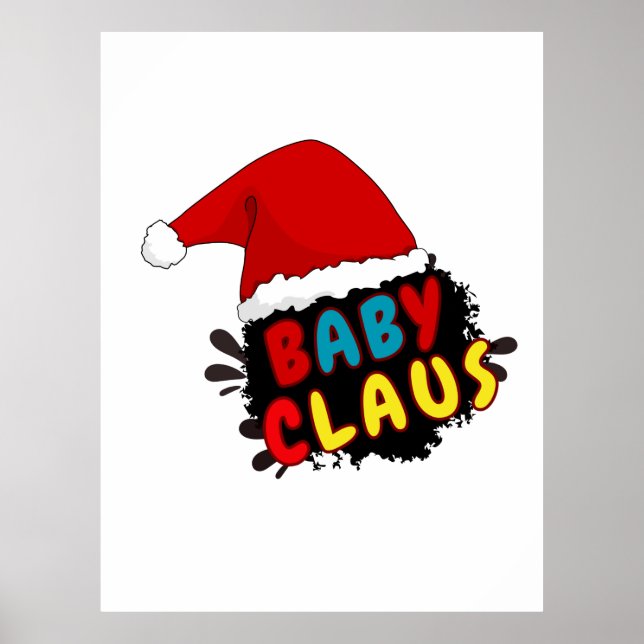 Poster Bebê Natal Claudinho (Frente)