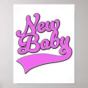 Poster Bebê Recém-Nascido
