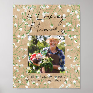 Poster Bebê Respira Boho Rustic em Casamento de Memória A