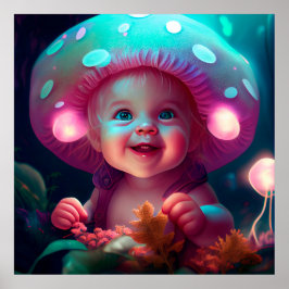 Poster bebê sorrindo