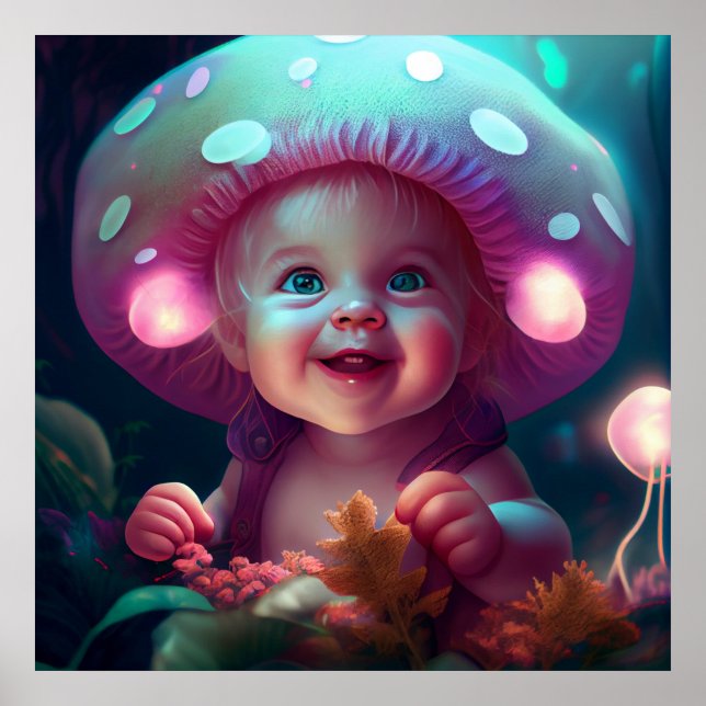 Poster bebê sorrindo (Frente)