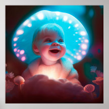 Poster bebê sorrindo