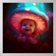 Poster bebê sorrindo