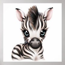 Bebê Zebra Adorável