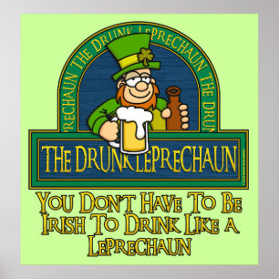 Poster bêbedo do Leprechaun