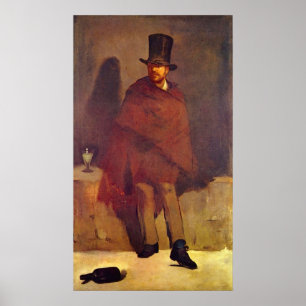 Poster Bebedor do absinto por Edouard Manet