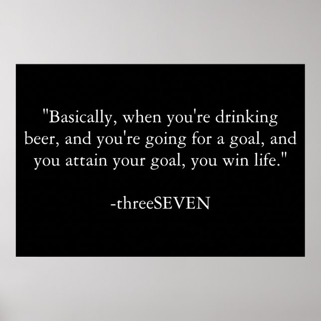 Poster Bebendo a ganhar vida (Frente)