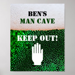 Poster Bebendo De Cerveja Da Caverna Den Sair
