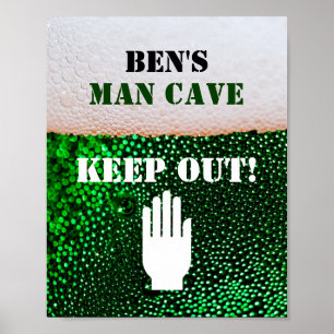 Poster Bebendo De Cerveja Da Caverna Den Sair