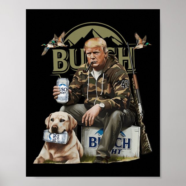Poster Bebendo De Cerveja Engraçado Com Cerveja (Frente)