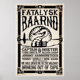 Poster Bebendo de Saída do Tributo de Copas