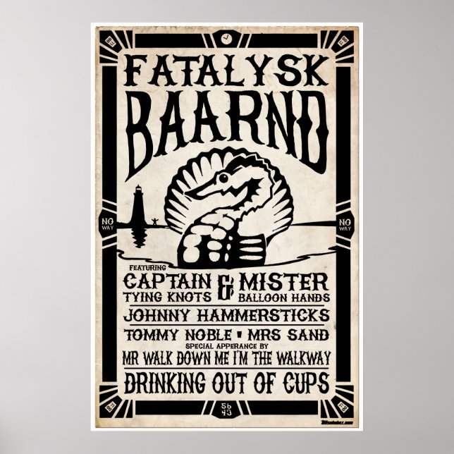 Poster Bebendo de Saída do Tributo de Copas (Frente)