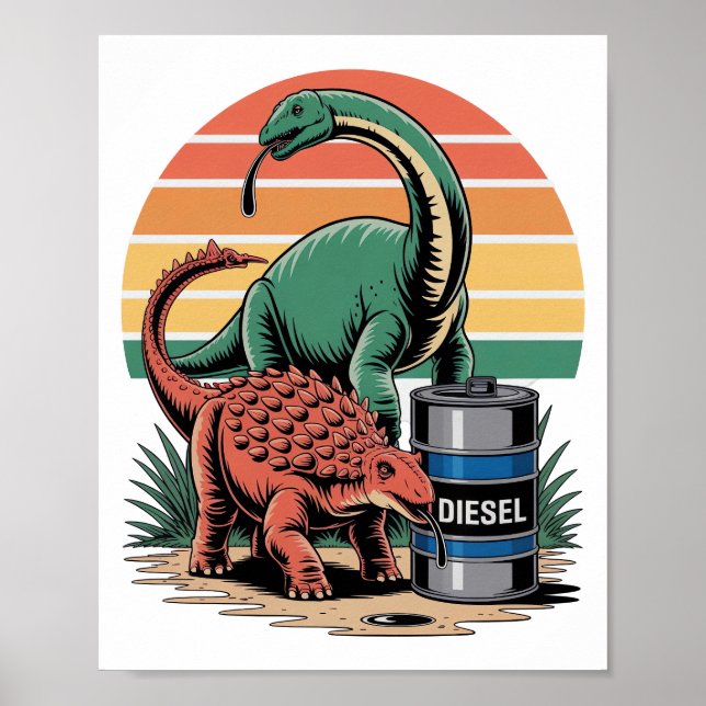 Poster Bebendo Diesel (Frente)