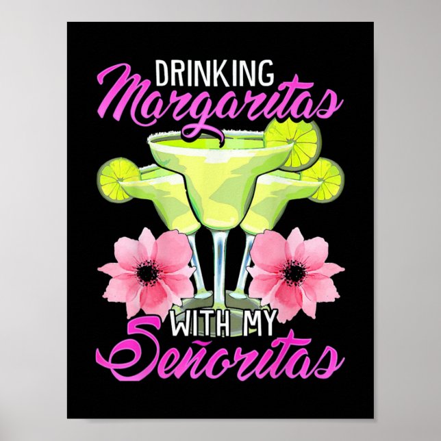 Poster Bebendo Margaritas Com Minhas Senoritas (Frente)