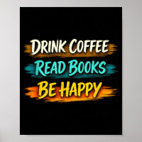 Beber café ler livros ser feliz vida simples aconc