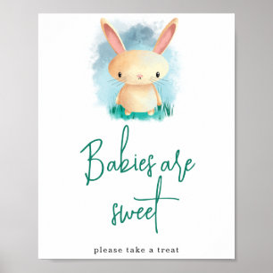 Poster Bebês bonitos são doces