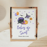Bebês de Chá de fraldas de Boo Roxo são Doce