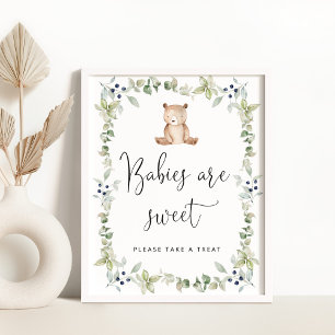 Poster Bebês de urso são doces e dão um jeito