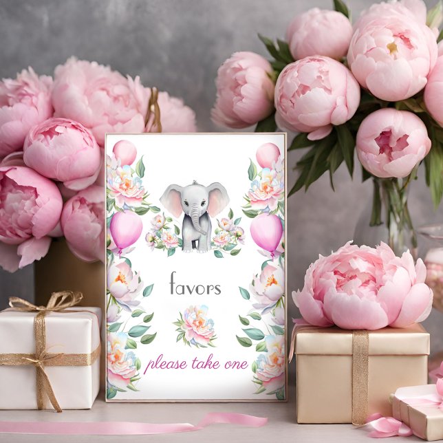 Poster Bebês-Elefantes, Balões-Favor (Criador carregado)