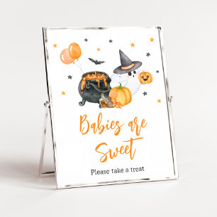 Poster Bebês Fantasmas Laranja Boo são Doces