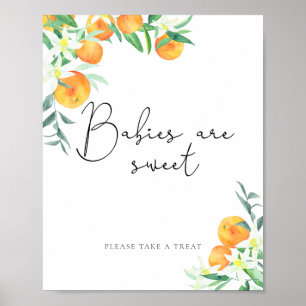 Poster Bebês fofinhos são doces