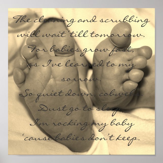 Poster Bebês não ficam (Frente)