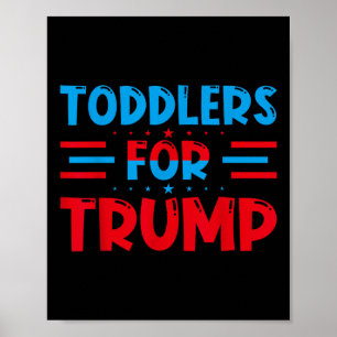 Poster Bebês Para Trump Kids Trump 2024