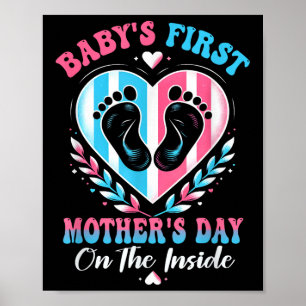 Poster Bebês Primeiro Dia de as mães Na Dentro Gravidez M