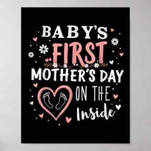 Poster Bebês Primeiro Dia de as mães Na Dentro Gravidez M