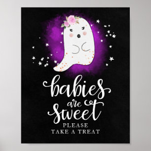 Poster Bebês São Doce Por Favor Pegue um Petisco Placa
