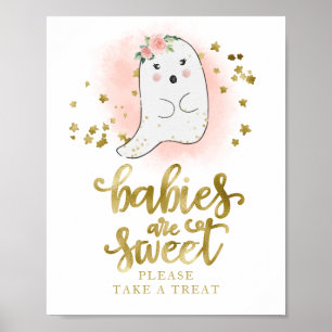 Poster Bebês São Doce Por Favor Pegue um Petisco Placa
