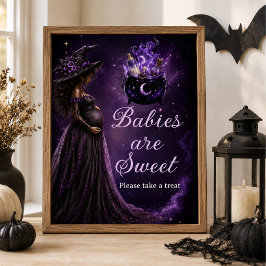 Poster Bebês São Doce Uma Bebê Está Sendo Preparada Bruxi