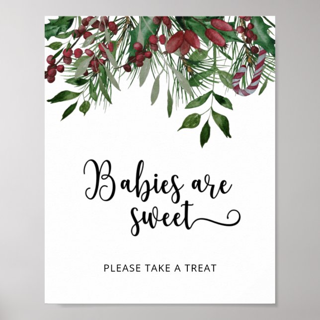 Poster Bebês verdes são doces (Frente)