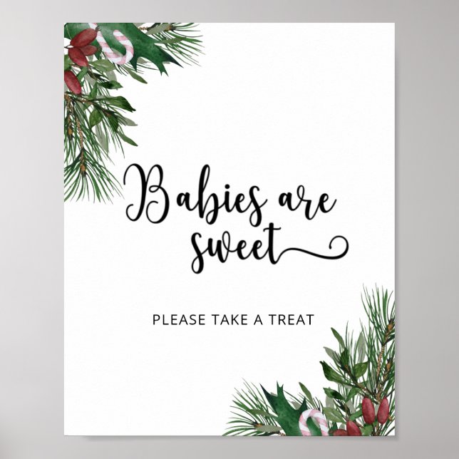 Poster Bebês verdes são doces (Frente)