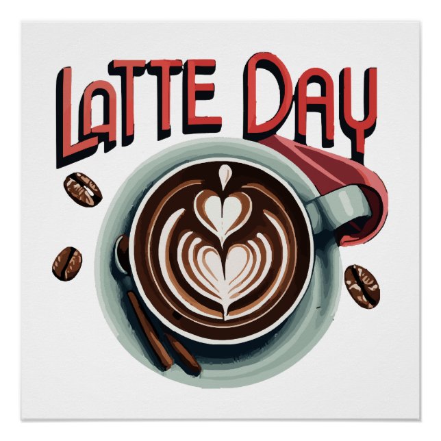 Póster Bebidas de Café (Frente)