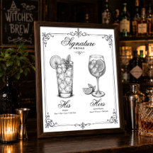 Bebidas Especiais Casamento Dele e Dela
