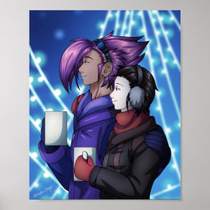 Poster Bebidas Quentes para uma Noite Fria