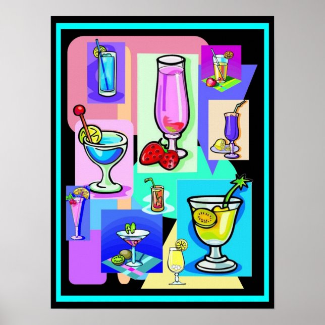 Poster Bebidas Retroativas (Frente)